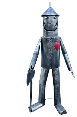 AB Tools Extra-large Tin man Garden Ornament Lawn Art Sculpture Home Décor 135cm Tall