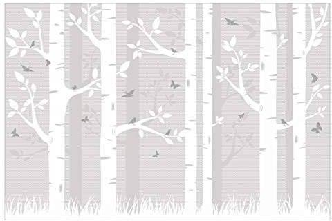 Bilderwelten Wald Fototapete Kinderzimmer inkl. Kleister 432x290cm - Vliestapete Made in Germany - Tapete Wald Jungs Mädchen - Baum Waldtapete Natur - Wandtapete Wald Babyzimmer T_1159