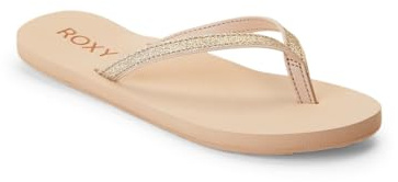 Roxy Dam Napili Ii Flip Flops, Tan 1, 38 EU