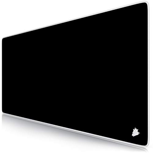 TITANWOLF - XXL Speed Gaming Mauspad Titanwolf 900 x 400mm - Mousepad - Tischunterlage Large Size - verbessert Präzision und Geschwindigkeit