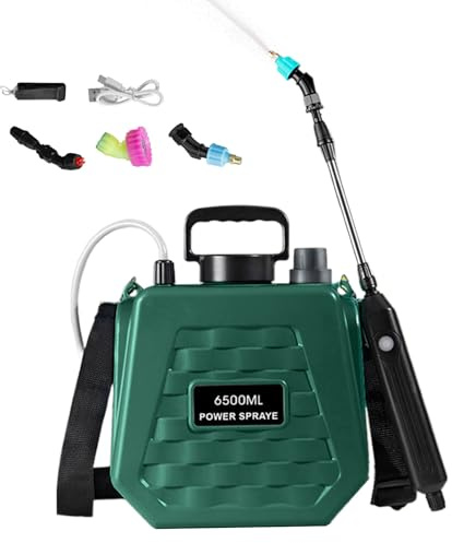 Pulverizador de mochila de jardín – Pulverizador de césped y granja, tanque de agua y fertilizante ajustable, flujo de dos velocidades, diseño ergonómico | Para tareas de riego de plantas de