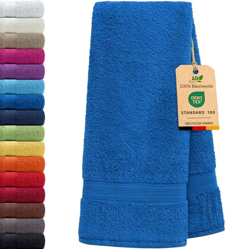 AR Line Arizona Saunatuch 100x200 cm XXL – 100% Baumwolle, 500 g/m² Frottier, extra groß, weich & saugstark, für Sauna, Strand & Wellness, in Farbe: Royal