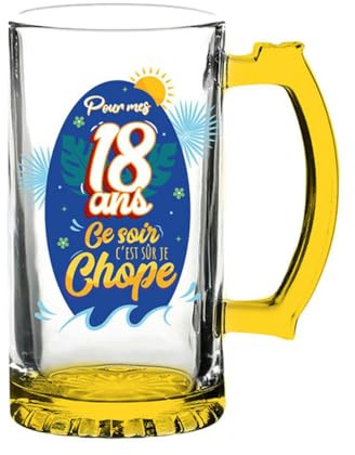 Surprisez-vous Chope à Bière Mixte Verte - 18 Ans