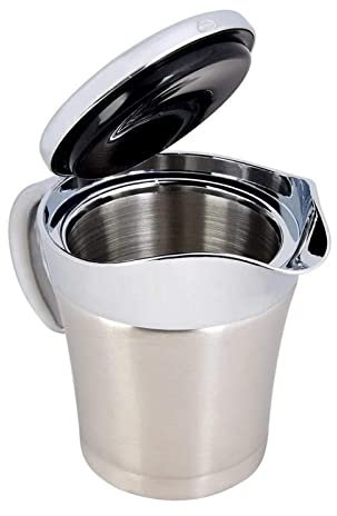 KIZQYN Sauce Boat Gravy Container Boats Pot Double-Layer Insulation Fruit Juice Dispenser Steak Juice Sauce Thermal Thermo Jug Gravy Boat