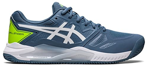 Asics 1041A221 - Gel-Challenger 13 Clay 400 Steel Blue/WH Midnight/Silver Gr. 10,5