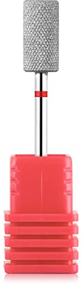 BNG Diamond Nail Drill Bit, Professional 3/32 Shank Flat Top Barrel Shape Electric Nail File for Cuticle Cleaner, Gels Nail Art, Acrylics, Manicure, Pedicure Salon Tool, Fine