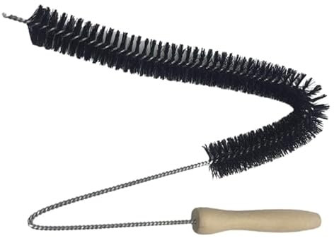 HUFFA Wood Handle Long Cleaning Brush Water Pipe Drainage Dredge Tool Flexible Cleaner Brush Radiator Duster Long-haired Cleaning Dust