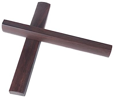 STOBOK Flacher Briefbeschwerer 30cm Schwarz Eleganter Chinesischer Kalligrafie Papierhalter für Schreibtisch und Schönschrift Üben