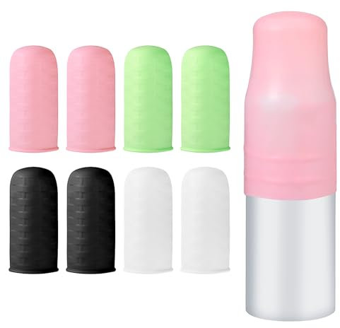 oruola 8pcs Silicone Bottle Covers for Travel,Travel Essentials,Leak Proof Bottle Covers for Traveling, Fit Most Travel Size Bottles Toiletries,Shampoo Lotion Conditioner Wash Body Bottles,Multicolor