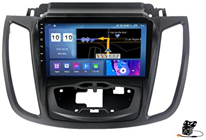 Autoradio Android 14 Double-Din Radio per F-ord Kuga 2013-2017 Navigazione GPS 9 Touch Screen MP5 Lettore multimediale Ricevitore video con 4G / 5G WiFi DSP Carplay,M200s