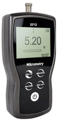 Medidor de fuerza digital, Medidor de fuerza Digital EFG 5N-200N con pantalla retroiluminada, medidor de fuerza de empuje electrónico, dinamómetro Digital, probador de tracción portátil, Unidades N k