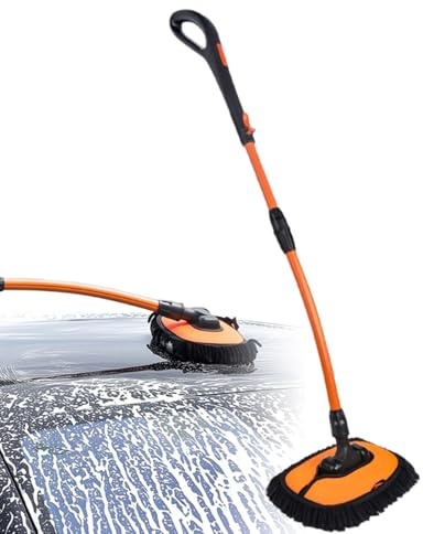 Manico lungo autolavaggio | Spazzola di pulizia auto – Regolabile Manico Antigraffio Cleaner Polvere Cleaner Per Auto Camion Veicolo Lavaggio