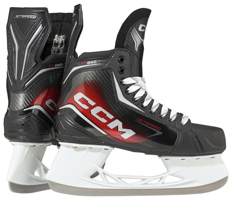 CCM Patins à glace JetSpeed FT860 Senior - Coupe : normale (8,5 = EU 44)