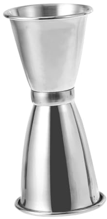 Vaso Medidor Jigger de Acero Inoxidable, Doble Cara, 45 Ml