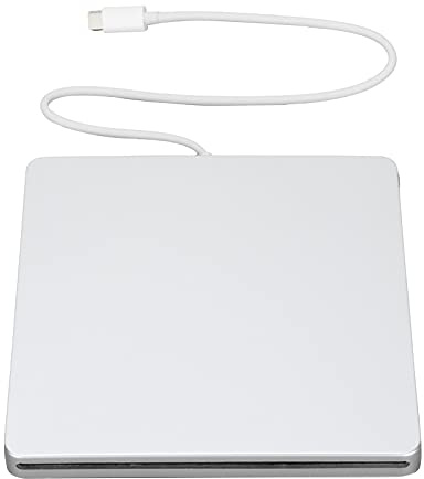 HYUMTODE Type - C Externer DVD Laufwerk, Tragbares Optisches Laufwerk, Plug and Play USB 3.0 DVD/CD Reader Writer mit 5 Gb/s Übertragungsgeschwindigkeit für Laptop Desktop Mac Linux