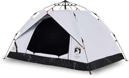 HOMELEN Campingzelt Kuppelzelt Schnellaufbau Grün Wasserdicht 190T Polyester 210x150x130cm 2.4kg 2-Personen Zelt mit E-Port für Outdoor Abenteuer