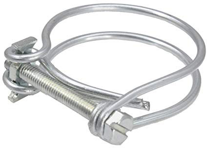 Drahtschlauchschelle Spannbereich 437-450 mm, Edelstahl Schlauchschelle Luftschlauch Spiralschlauch
