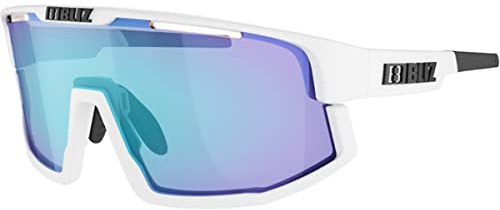 Bliz Damen, Herren Sonnenbrille Vision matt White-Smoke with Blue Multi Einheitsgröße