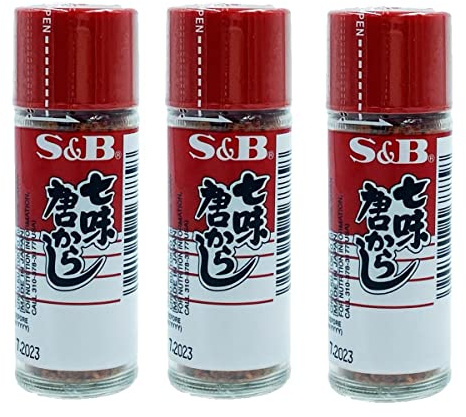 Mezcla de siete especias Shichimi (juego de 3 viales)