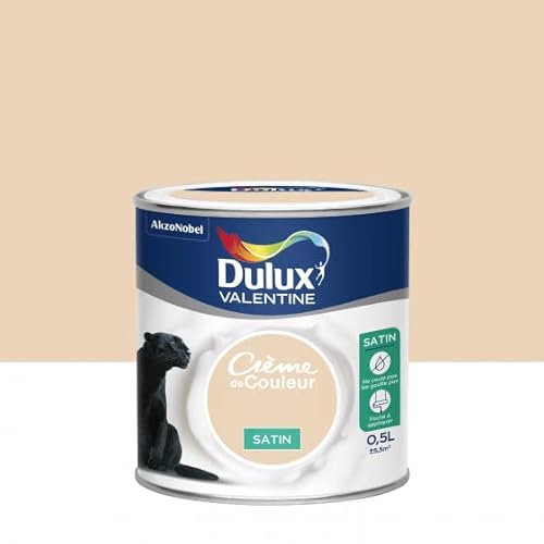 Valentine crème de couleur satin 0.5l coquille d'oeuf