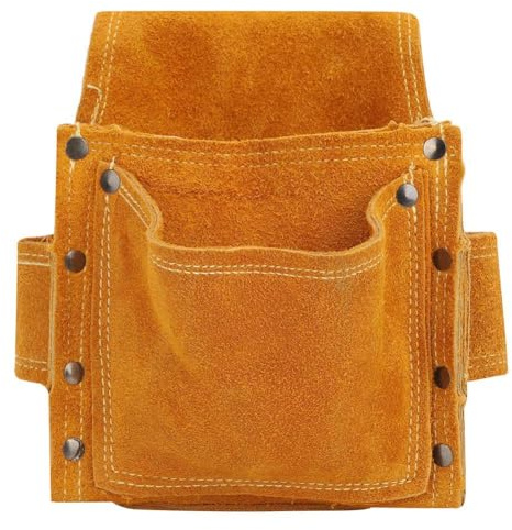 Werkzeug Gürteltasche, 18x7x14x13cm/7,1x2,8x5,5x5,1 Zoll Taschen Werkzeugtasche Elektriker Bag Leder Multifunktionale Werkzeugtasche Hardware Werkzeug Gürteltaschen Bauwerkzeugtasche für Männer