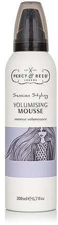 Percy & Reed Session Styling Volumising Mousse - Volumising with Flexible Hold for Natural Movement. UV Protection. Paraben-Free, Silicone-Free, Sulphate-Free, Gluten-Free & Vegan Friendly - 200ml