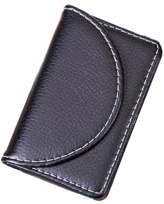 Dlipidoo Visitenkartenetui aus Leder – stilvolle und langlebige Brieftasche mit Magnetverschluss für Damen und Herren, hochwertiger Organizer im Taschenformat mit Magnetverschluss, hält bis zu 20