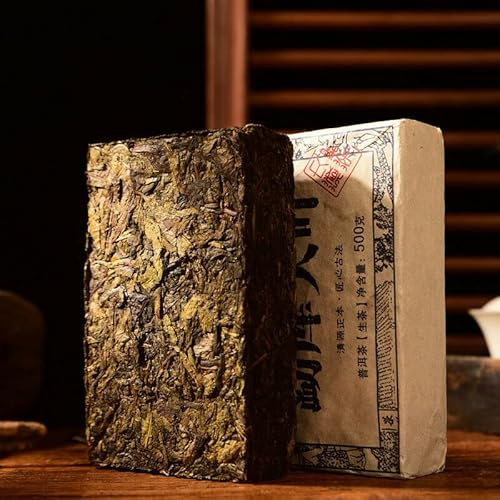 500g Hojas Grandes Té Verde Mengku Puer China Original Buen Té Té Pu-erh Orgánico Natural Comida Verde sin Aditivos Té Puerh
