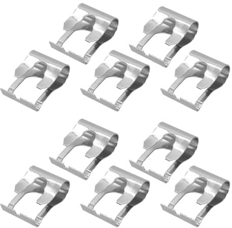 JNNJ 10Pcs Windscreen Wiper Linkage Clip, Wiper Linkage Repair Clips, Windshield Connecting Rod Repair Fixing Clip for Car Wiper Motor Linkage Rods Arms, Car Repair Accessories