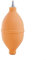 Soffiatore d'aria in silicone ecologico, perfetto per una rapida pulizia del macinacaffè e dei gadget (arancione)