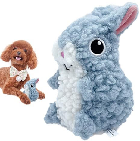 LearnLyrics Juguetes De Peluche De Perro | Juguetes De Cachorros Lindos - Dibujos Animados De Pato De Pato De Conejo Animal, Suministros para Mascotas para Una Pequeña Raza Media Juego