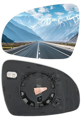 Convitex Heated Wing Mirror Glass Left Side for Kia Sportage (2015-2022),Passenger Side Door Mirror Glass with Backing Plate