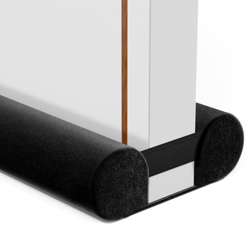 BKSAI Double Side Door Draught Excluder for Bottom of Door, No-Adhesive Door Draft Excluder, Under Door Gap Filler Blocker, Door Soundproofing, Keeps the Draft Noise Dust Insect Out