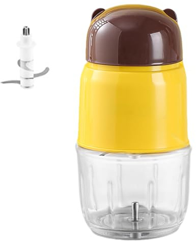 Food Puree Blender - Procesador pequeño automático, fabricante de puré de bebé portátil | Mezcladora de alimenticio desmontable, mini licuadora versátil para caseros, viajes, picnics