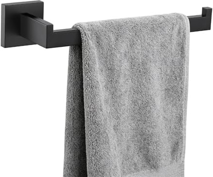 TURS bagno asciugamano porta asciugamano portasalviette SUS 304 in acciaio inox montaggio a parete porta asciugamani bagno nero