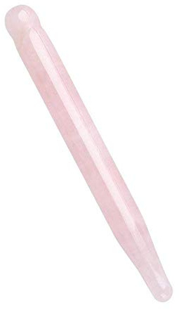 Akupressurstift aus Naturstein Akupressur Stab Stäbchen Akupunkturstäbchen Besondere Erfahrung, 12cm (Rosenquarz)
