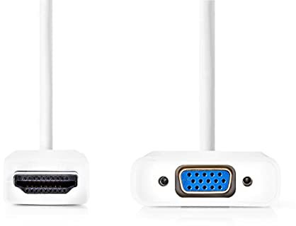 Nedis Cable HDMI-VGA Conector HDM I - VGA Hembra 0.2 m