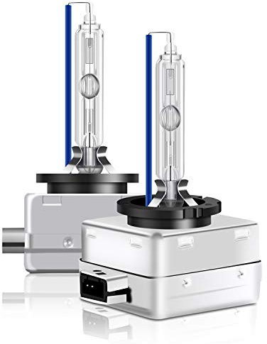 WinPower D1S 35W Lampadina per fari allo xeno Lampada di scarico Sostituire il kit per le lampadine HID auto 8000K Bianco freddo (2 lampade)