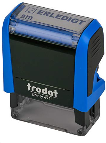 Trodat Printy 4911 himmelblau ERLEDIGT AM BLAU