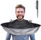 Lictin Hair Cloak Cape Black - Haircut Cape Umbrella Waterproof Hair Cloak Barber Foldable Hairdressing Apron