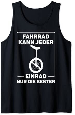 Einrad Fahren Kunststücke Tank Top
