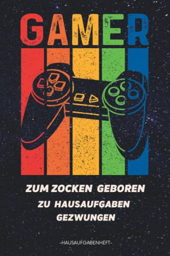 hausaufgabenheft: 52 Wochen , MONTAG to FREITAG , Schulplaner schüler 109 Seiten , JUNGEN GAMER