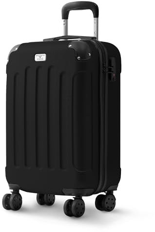 LUGG 20 Inch Suitcase Hard Shell Case 4 Wheel Cabin & Hold Luggage Lightweight ABS Material with TSA Lock Approved for Travel with easyJet, British Airways, RyanAir, Virgin Atlantic, Emirates ect