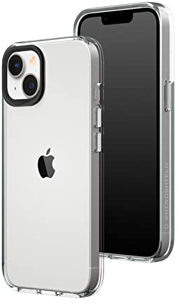 RHINOSHIELD Clear Hülle für iPhone 14/13 | Anti-Vergilbung, transparent, hohe Klarheit, stoßfest, Fallschutz nach Militärstandard