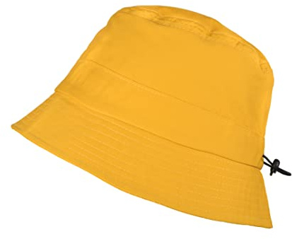 Toutacoo, Sommerhut, Sonnenhut, zusammenklappbar in der integrierten Tasche, Baumwoll-Touch, (26-Gelb/Sonne)