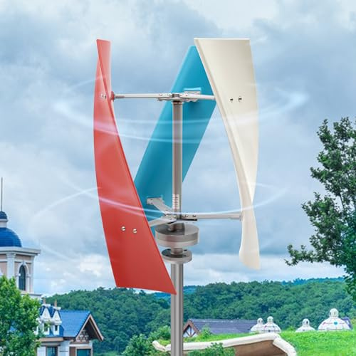Windkraftanlagengenerator 400 W 12V Windkraftanlage Regler Dreiphasiger Vertikaler Windgenerator Windgenerator Dreiphasen-Garten Stromversorgungssystem Ideal Mit Regler