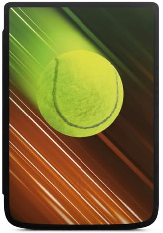 DeinDesign Coque pour liseuse Compatible avec Vivlio Touch HD Plus Etui pour liseuse Protection pour liseuse Tennis Ballon Loisir