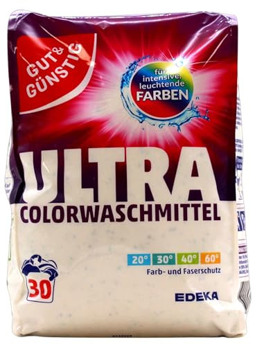 Gut & Günstig Ultra Collorwaschmittel, 4er Pack (4 x 2.025 kg)