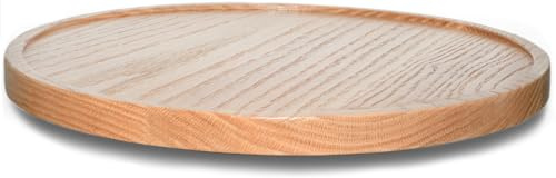 AUAM Lazy Susan Organizer für Küche, Drehteller für Schrank, Speisekammer, Tisch, 30,5 cm Eiche, 1 Packung