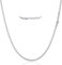 LOCCY Men Sturdy Snake Chain Necklace, 2/3/4mm Mens Snake Chain Stainless Steel Silver Black Round Snakes Necklace for Men Women, 18 20 22 24 26 28 Length (Silver-2mm, 18)